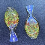 Smokerz Glass SMKZ                         Flat Belly Confetti Chillum              NP64