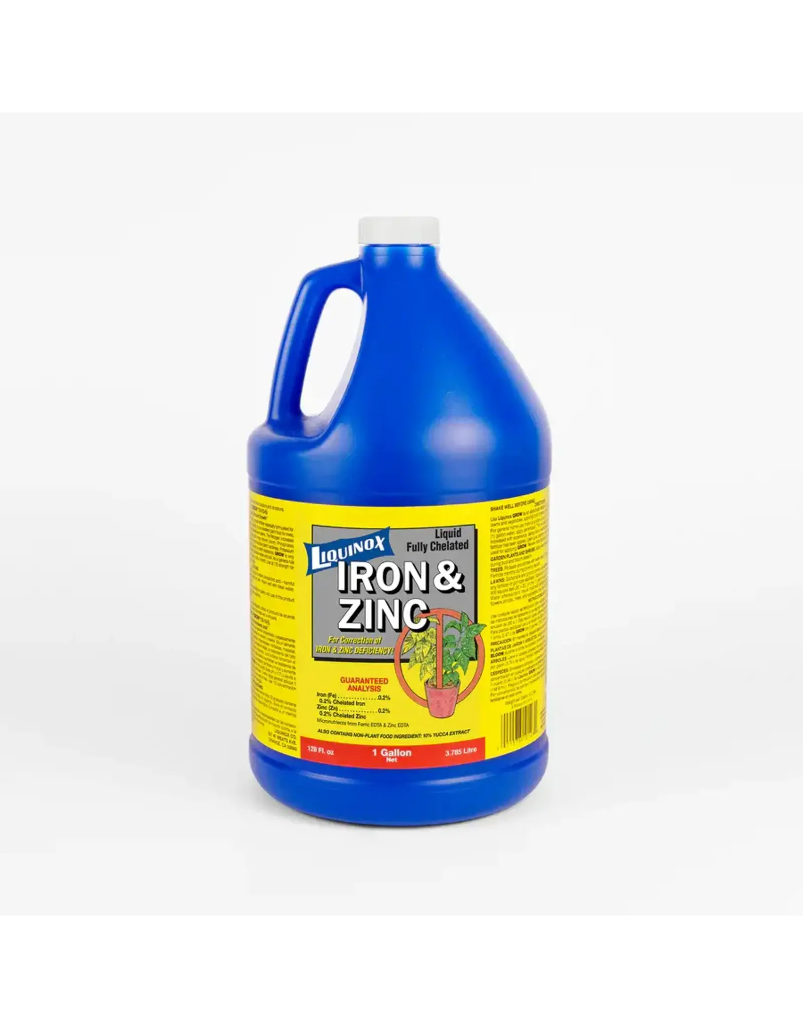 Liquinox Liquinox Iron and Zinc Liquid Plant Food Fertilizer Concentrate, 1 Gallon FS