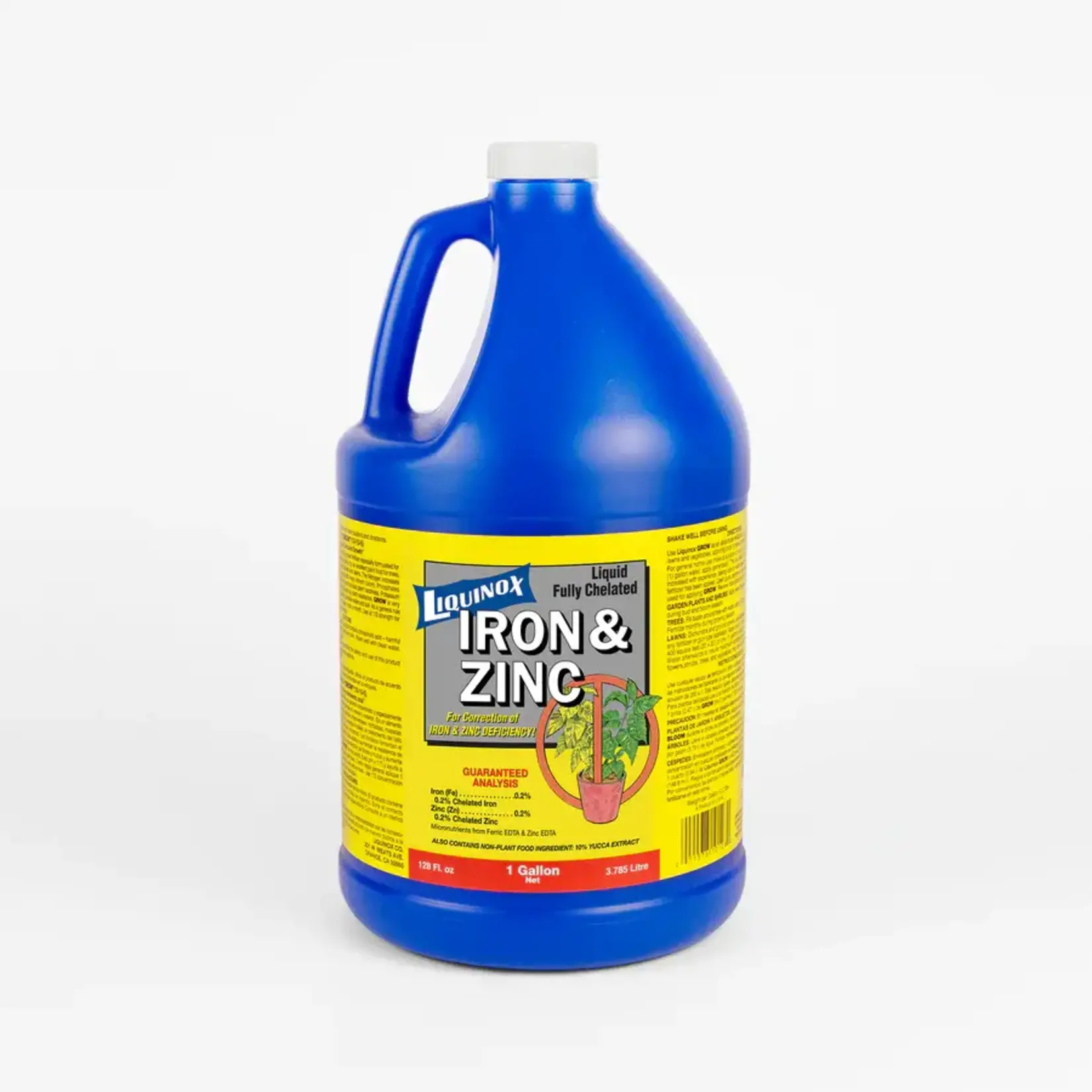 Liquinox Liquinox Iron and Zinc Liquid Plant Food Fertilizer Concentrate, 1 Gallon FS