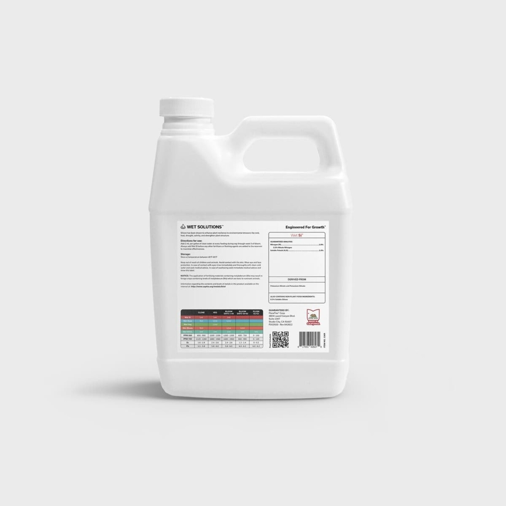 Floraflex Wet Si 1-0-1  liquid nutrients 1 Liter