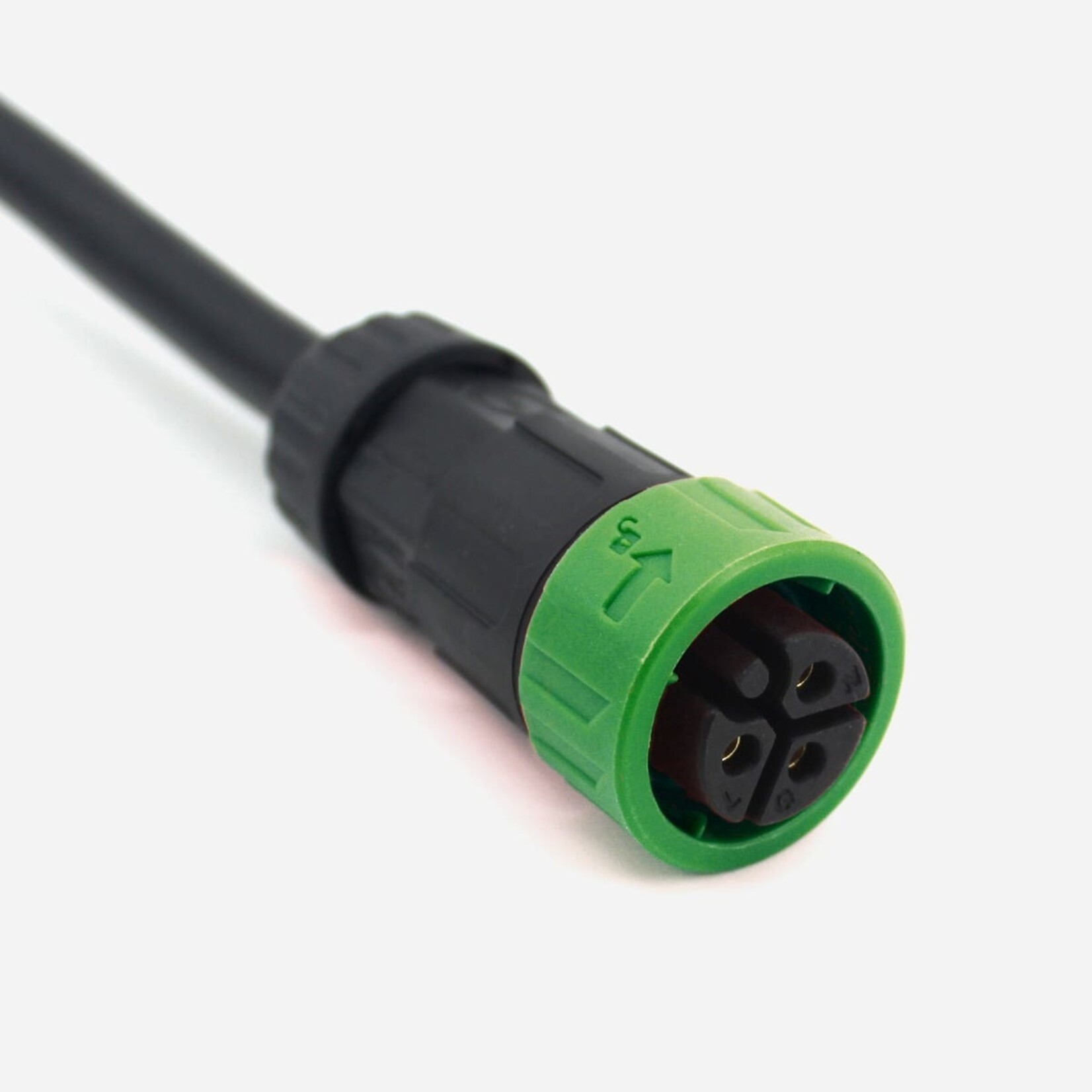 Floraflex 277V 3-pin Input cord with M19 connector for Daisy Chain (12AWG)