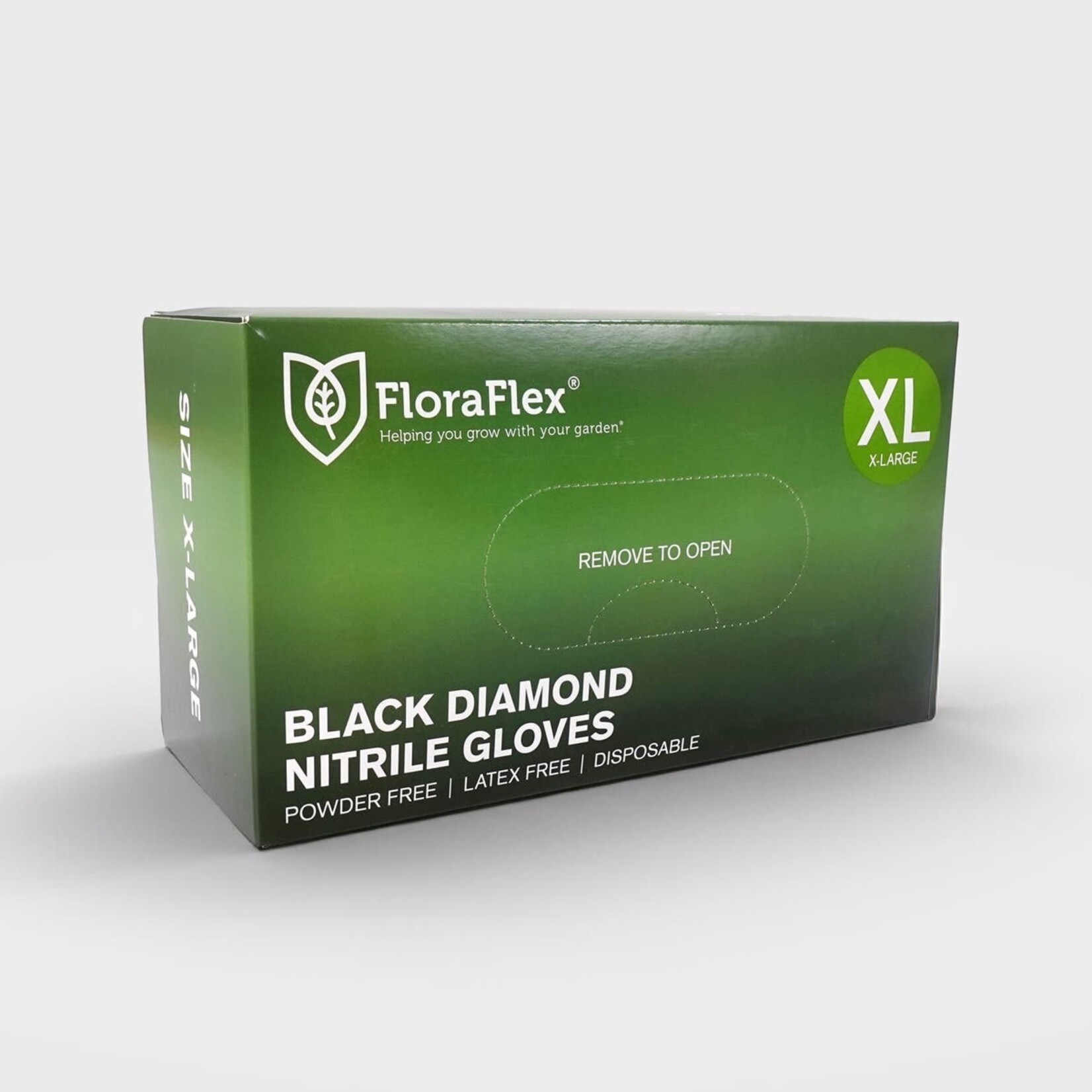 Floraflex 100ct -Black Diamond Nitrile Gloves - Size XL FloraFlex          fffgcp-0265