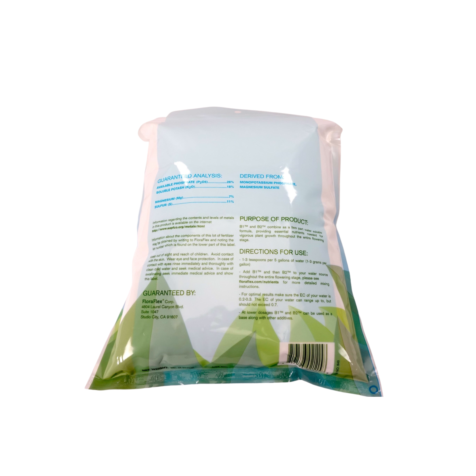 Floraflex B2™ Bloom Part 2   0-28-18 |  5lb Bag Floraflex FF843