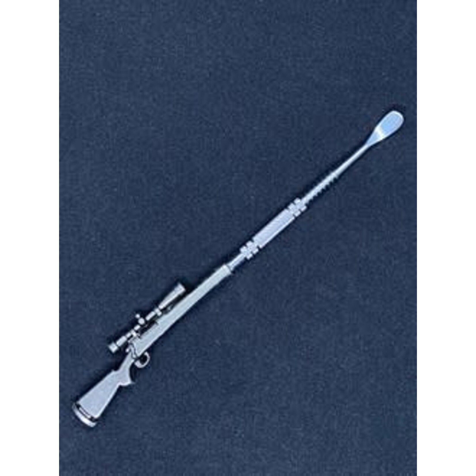 Smokerz Glass SMKZ                Hunting Rifle Design Metal Dab Tool 5"            T018