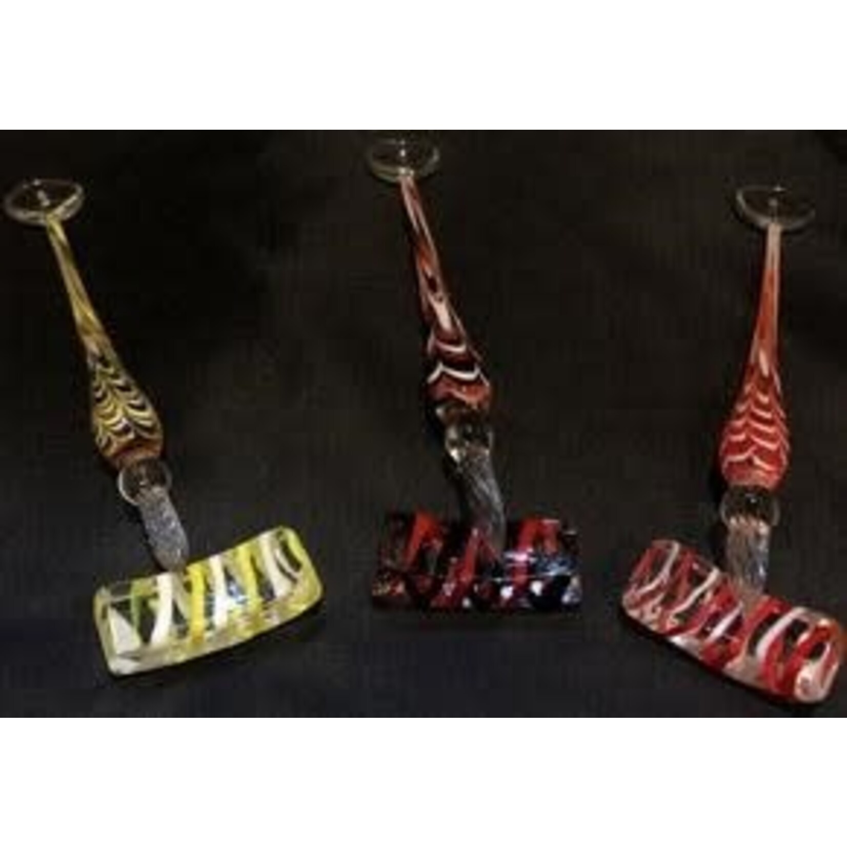 Smokerz Glass SMKZ     Glass Dab Tool & Carb Cap with Stand T007