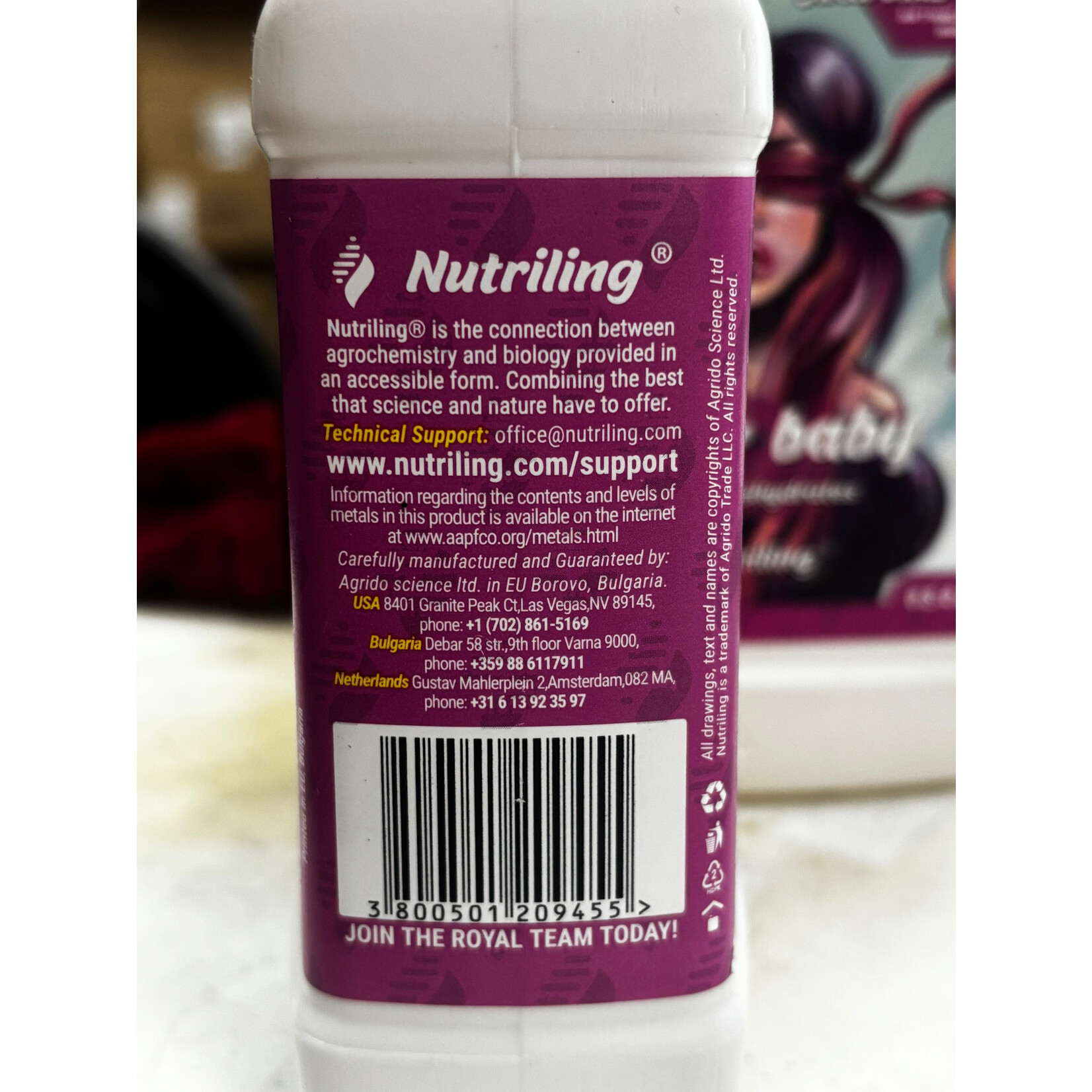 Nutriling Nutriling    Sugar Baby .5-.5-1   pint Terpenes Enhancer - Hydroponic Nutrients for Big Bud and Bud Candy Taste. Use as Soil Flower Food and Hydroponic Plant Food - Sugar Baby 0-1-1 Bloom Booster Terpinator by Nutriling