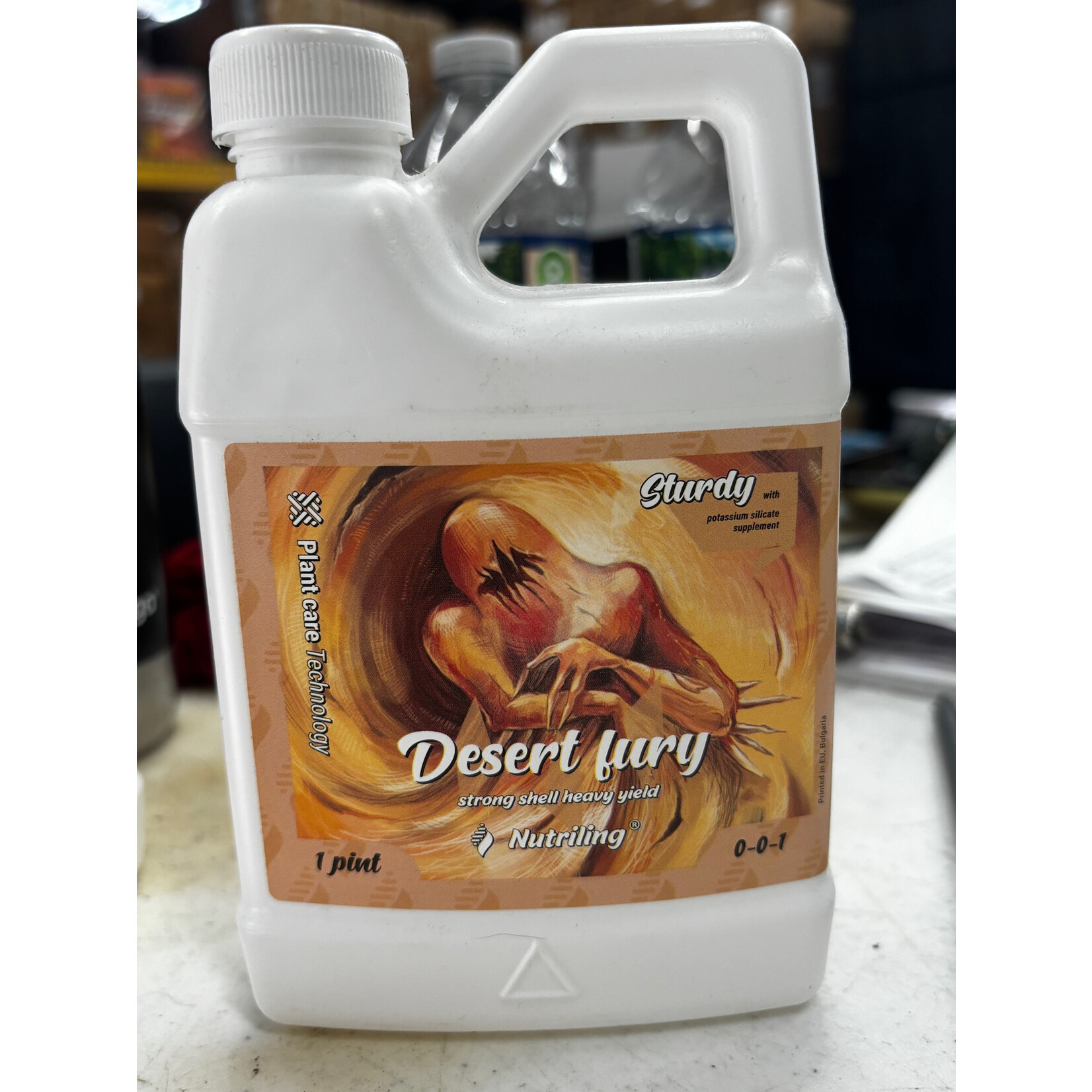 Nutriling Nutriling Desert Fury 0-0-1  Pint    Silica for Plants - Hydroponic Plant Food Enhances Cell Walls, Boosts Plant Strength. Ideal for Cactus, Bougainvillea, and Succulent Fertilizer  Silica Fertilizer