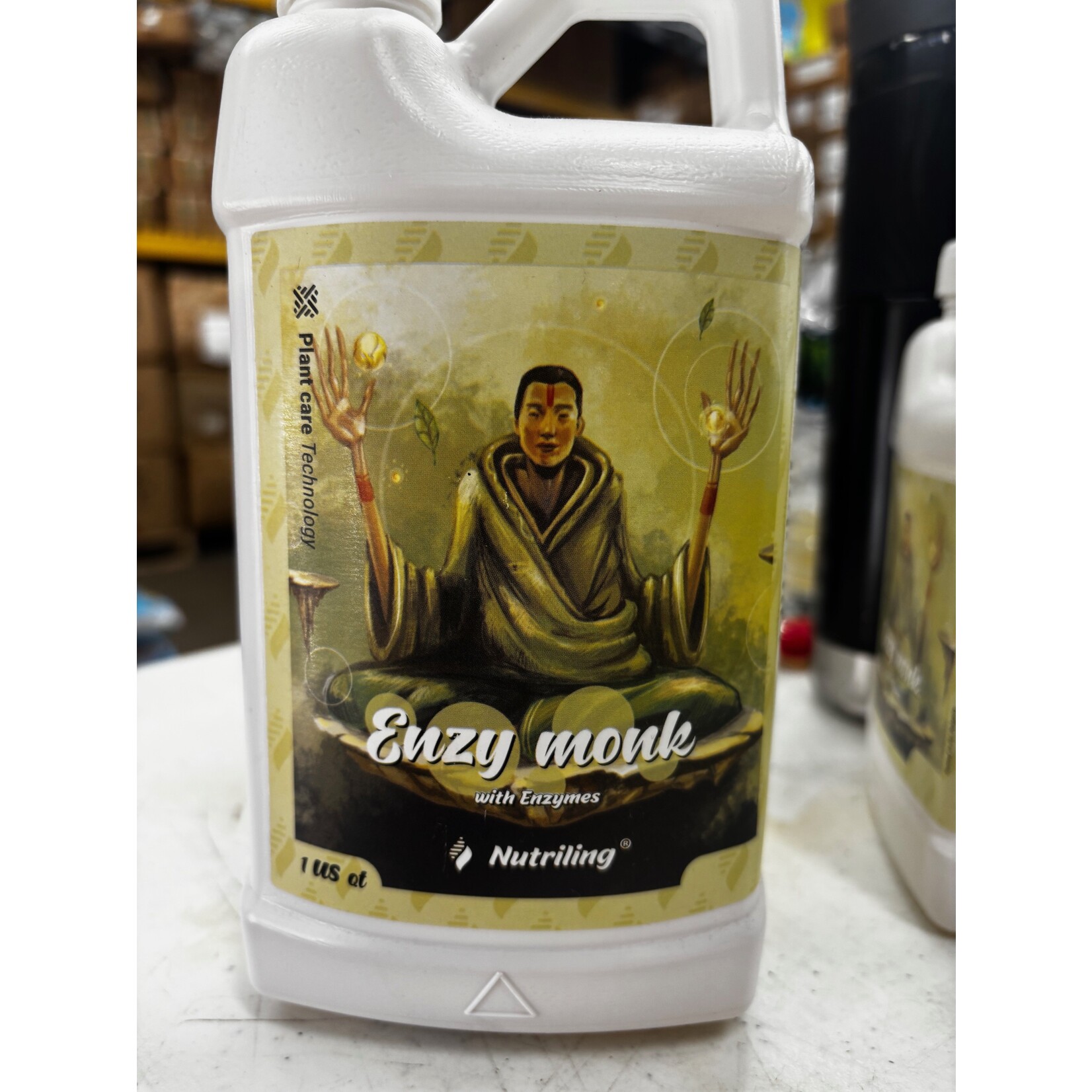 Nutriling Nutriling Enzy Monk  Quart  Plant Enzymes Fertilizer - Enzy Monk Root Rot Treatment for Trees, Indoor Outdoor Garden, Rooting liquid for Plants
