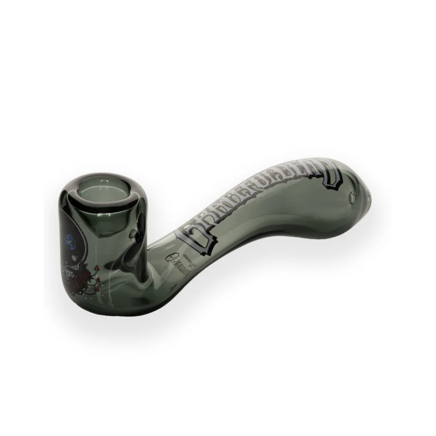 Black Tin  Authentic Grateful Dead x GEAR Premium® Grateful Dead x GEAR Premium® 5.5" Space Your Face Sherlock Hand Pipe in Collectible Tin