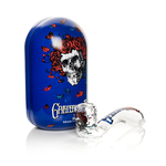 Blue Tin  Authentic Grateful Dead x GEAR Premium®Grateful Dead x GEAR Premium® 5.5" Bertha Sherlock Hand Pipe in Collectible Tin