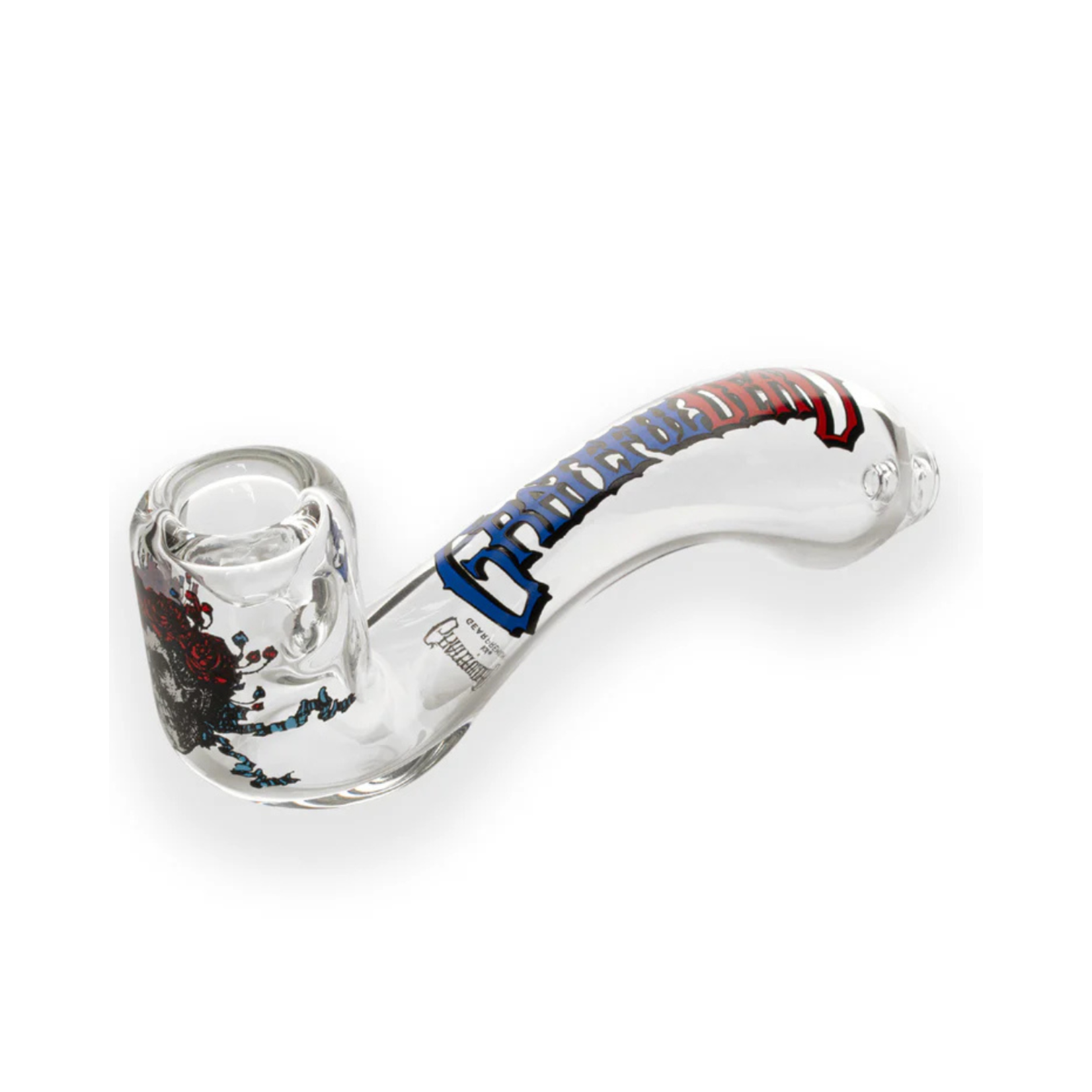 Blue Tin  Authentic Grateful Dead x GEAR Premium®Grateful Dead x GEAR Premium® 5.5" Bertha Sherlock Hand Pipe in Collectible Tin