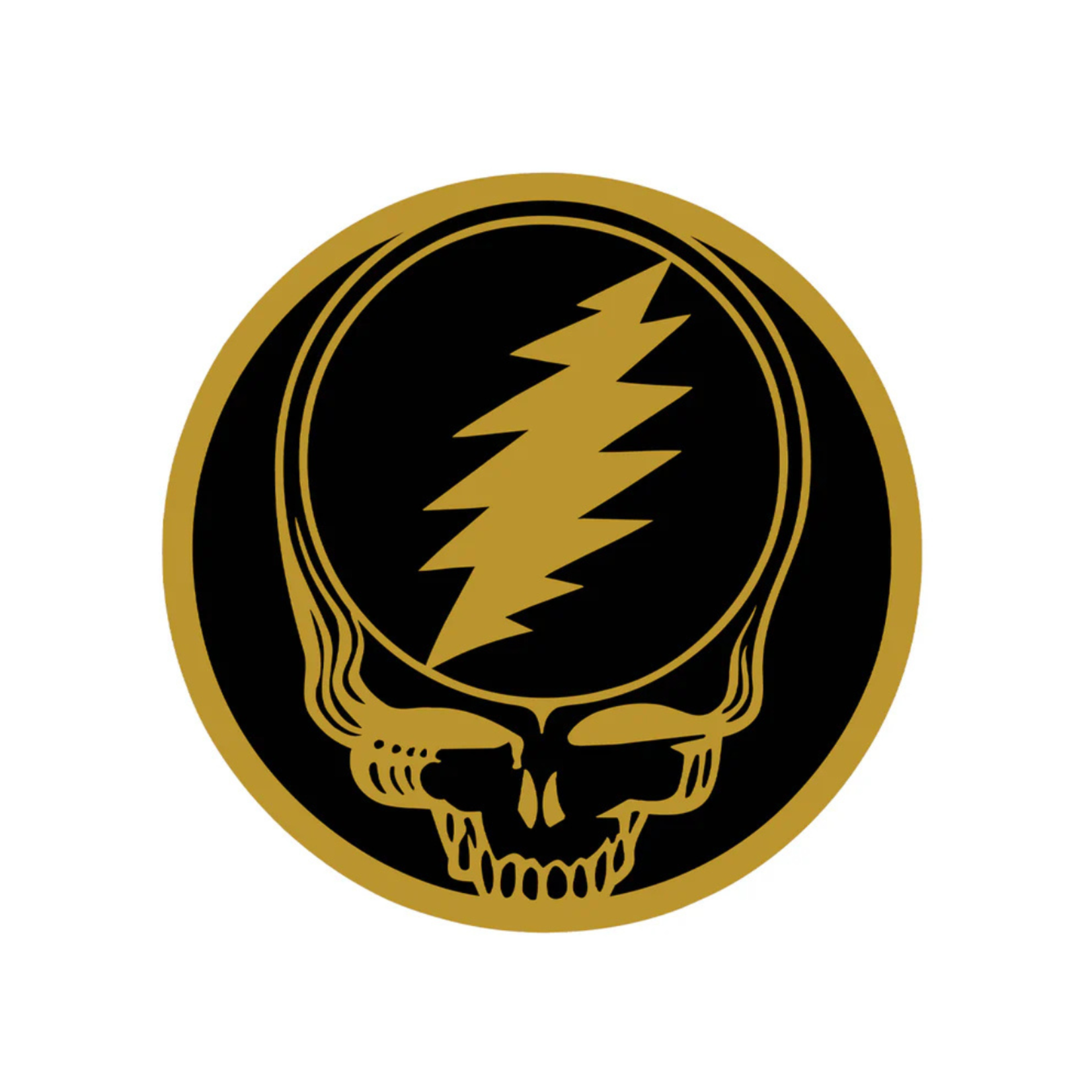 gear premium Grateful Dead x GEAR Premium® 7.8” Black & Gold Steal Your Face Dab Mat