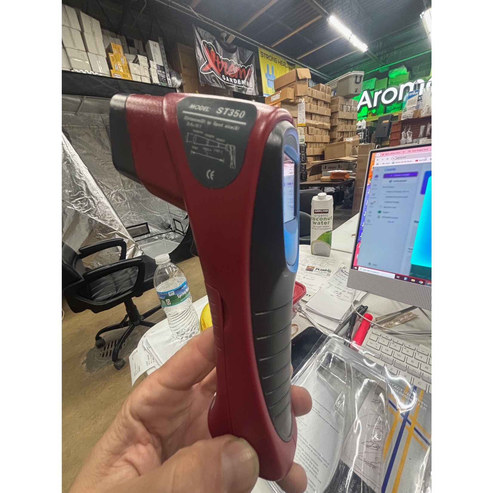 Sanpo LCD Non Contact IR Infrared Digital Thermometer -25c - - 400c     ST350