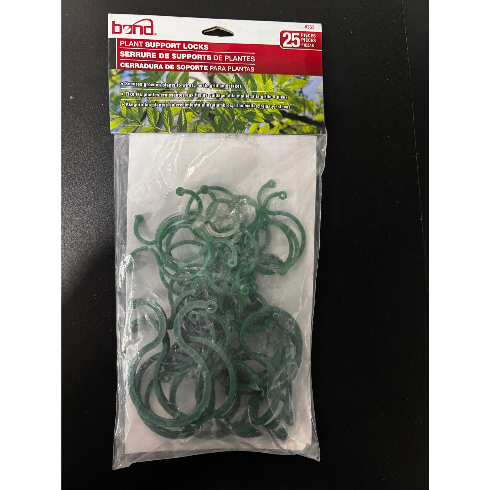 Bond Green Plastic Plant Support Locks FS ST