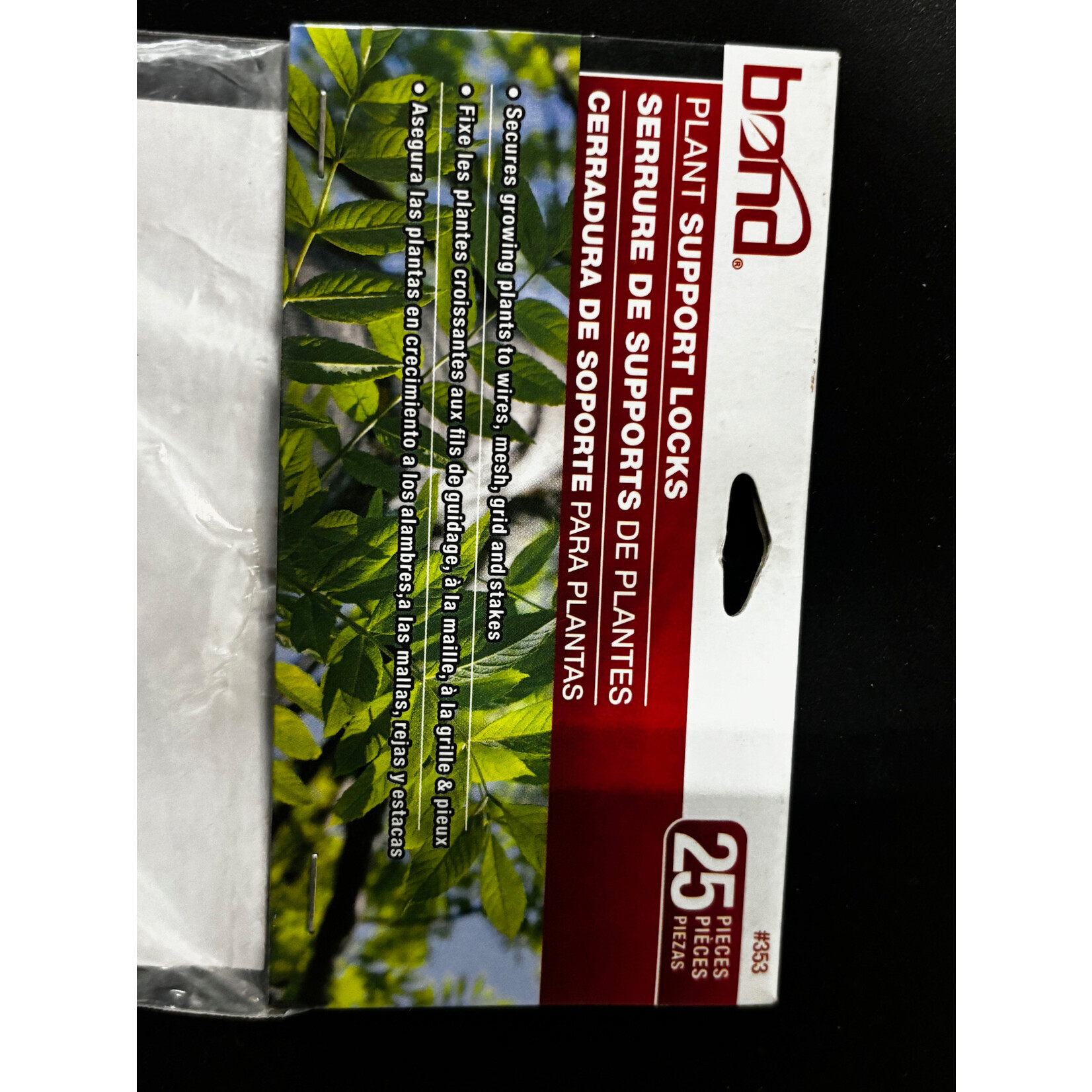 Bond Green Plastic Plant Support Locks FS ST