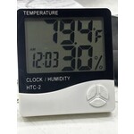 Aroma Grow Temp and humidity meter thermometer hygrometer clock and alarm with AAA battery