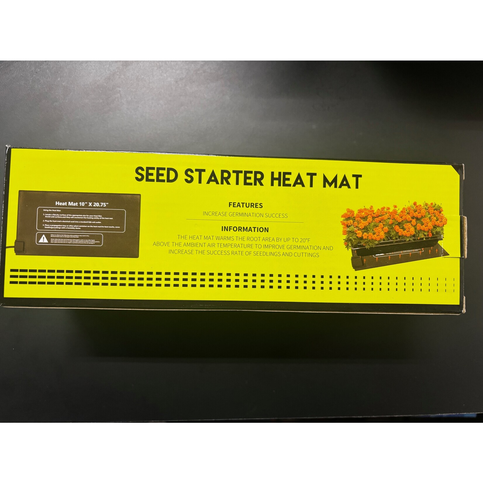 Seed Starter Heat Mat 10x20.75in SF FS ST
