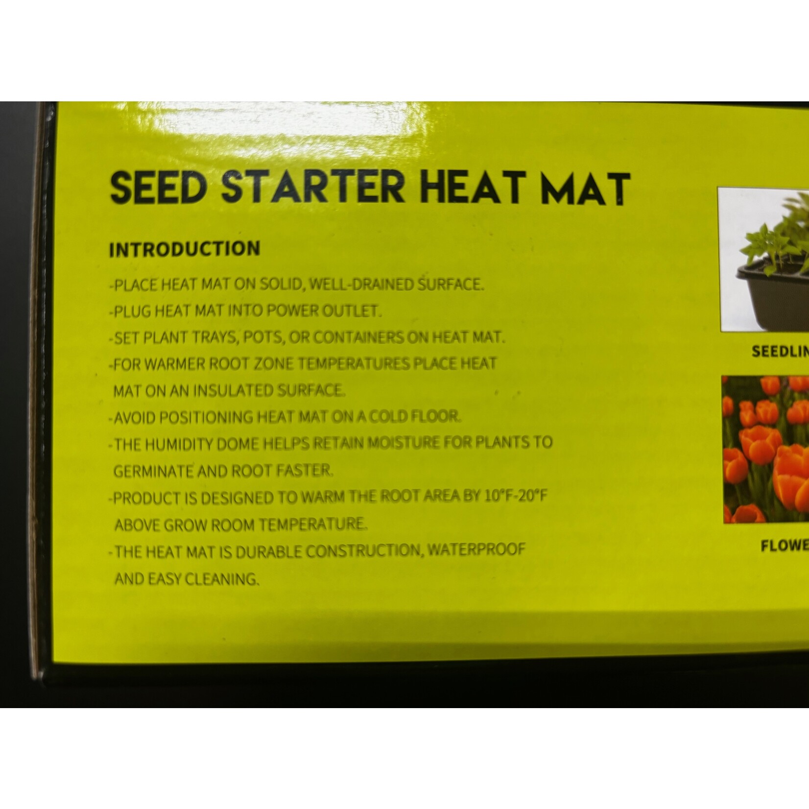 Seed Starter Heat Mat 10x20.75in SF FS ST