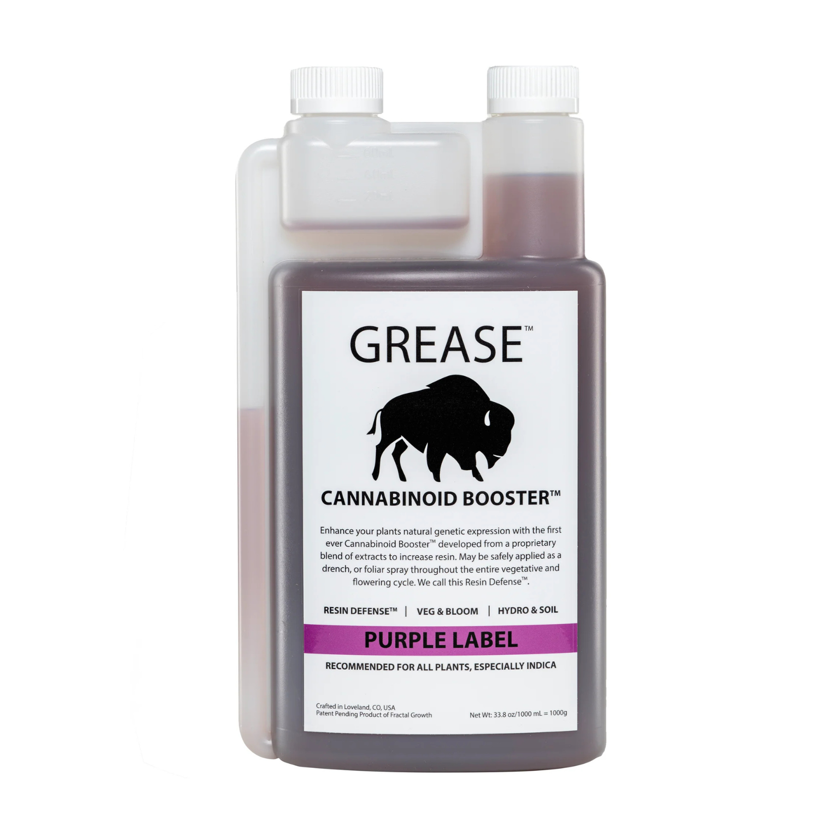 Grease PURPLE LABEL - INDICA Cannabinoid Booster 250ml