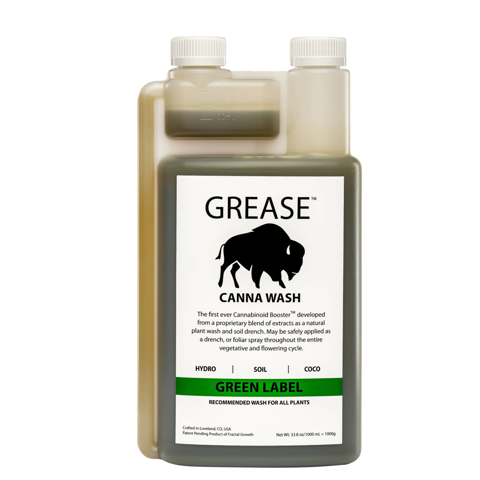 Grease Grease GREEN LABEL - CANNA PLANT WASH Cannabinoid Booster 250ml