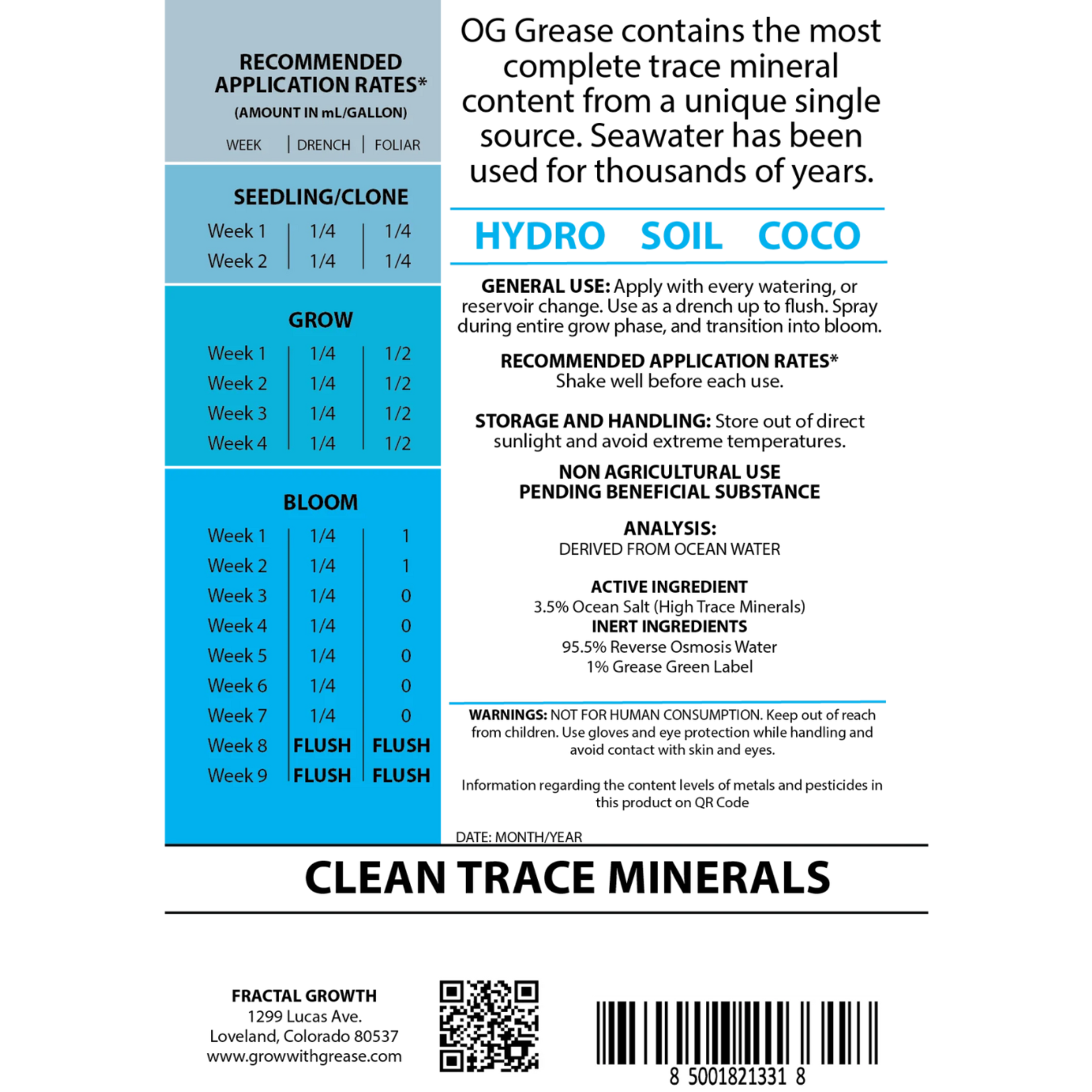 Grease  OG Grease * Trace Booster 250ml