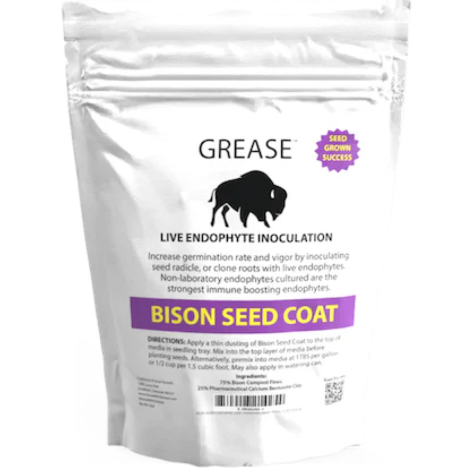 Grease  BISON SEED COAT * ENDOPHYTES 1/2 lb