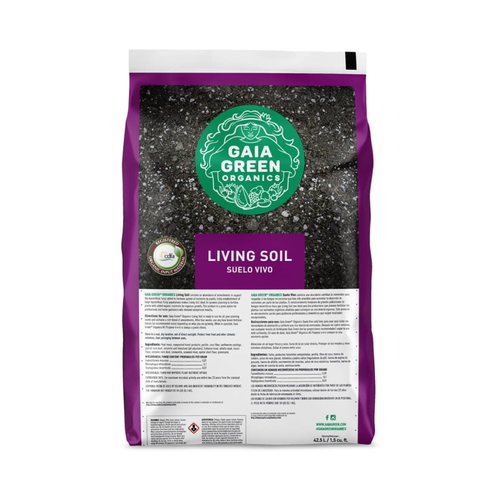 Gaia Green Gaia Green Organics Living Soil – 1.5cuft
