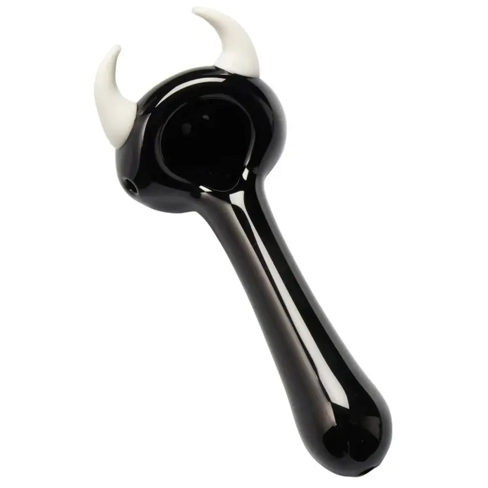 Red Eye Glass Red Eye Glass®  4.5" White Horn Hand Pipe