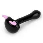 Red Eye Glass Copy of Red Eye Glass®  4.5" Pink Horn Hand Pipe