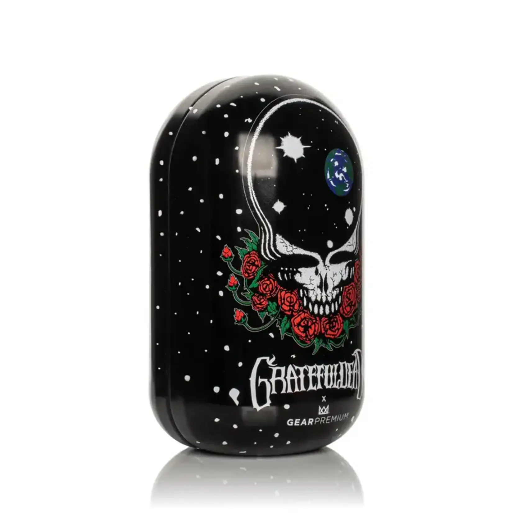 Grateful Dead GEAR Premium®  4.5" Space Your Face Spoon Hand Pipe in Collectible  Black Tin
