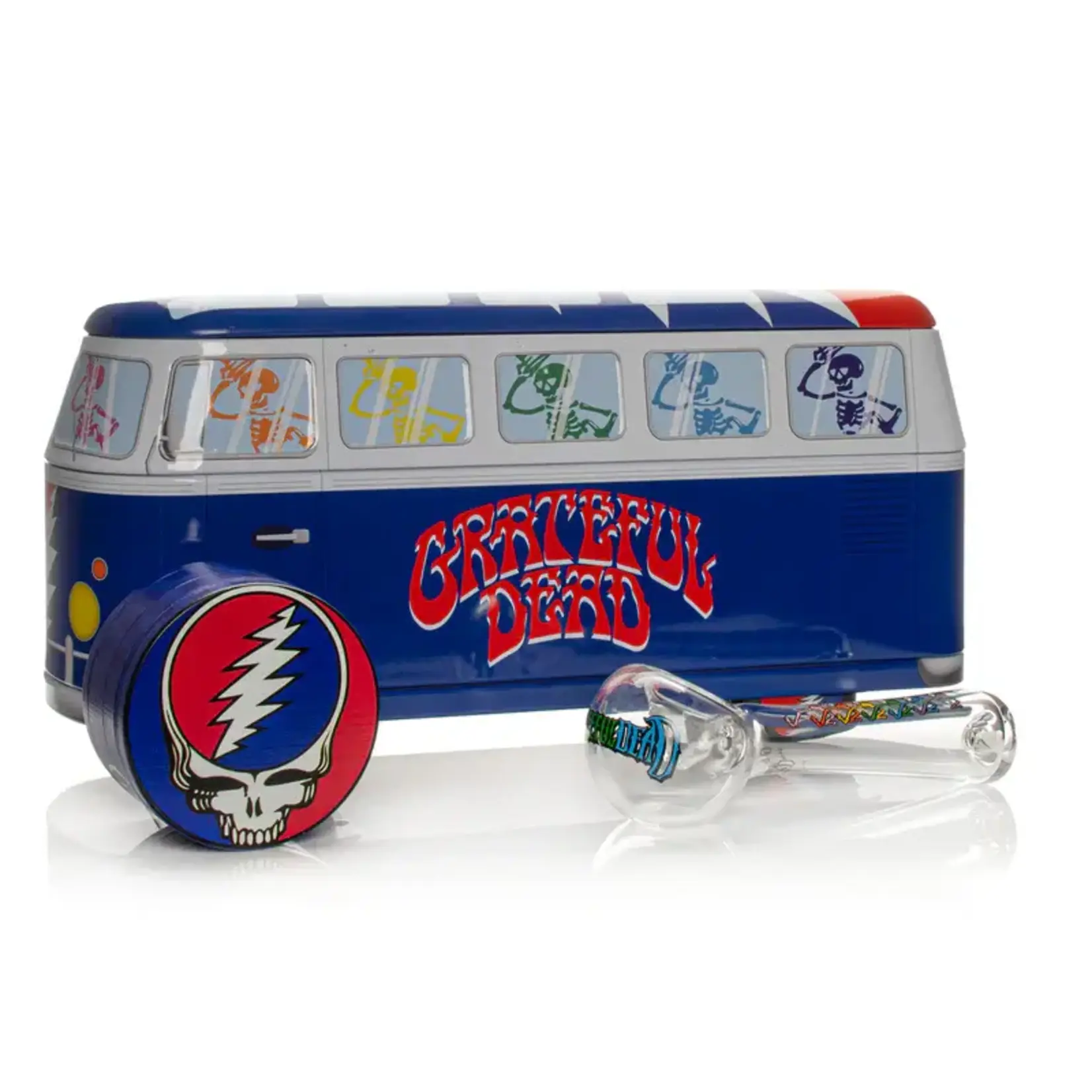 Greatful Dead Grateful Dead GEAR Premium®  Dancing Skeleton Collectible Bus Set with Grinder