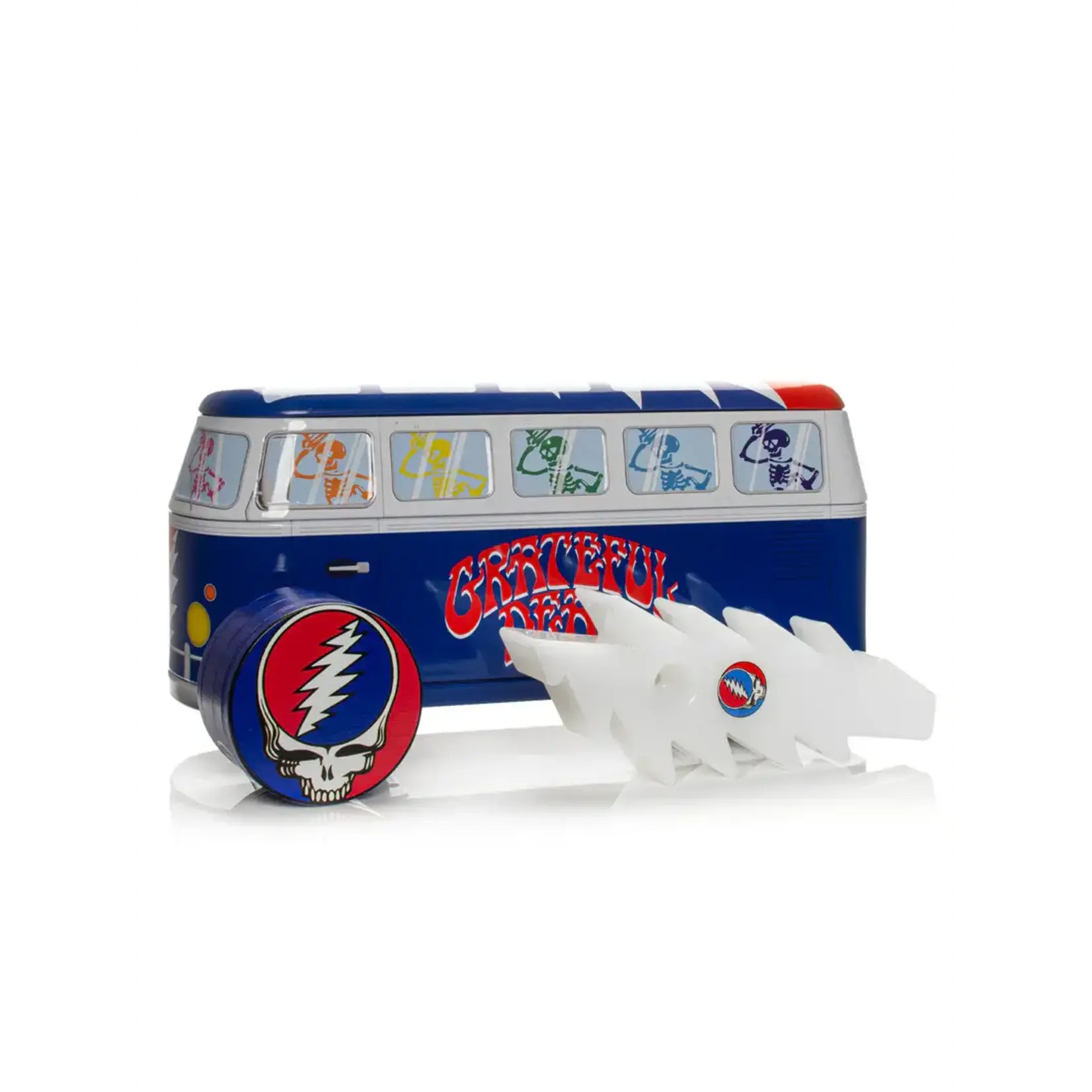 Greatful Dead Grateful Dead GEAR Premium® Lightning Bolt Collectible Bus Set with Grinder