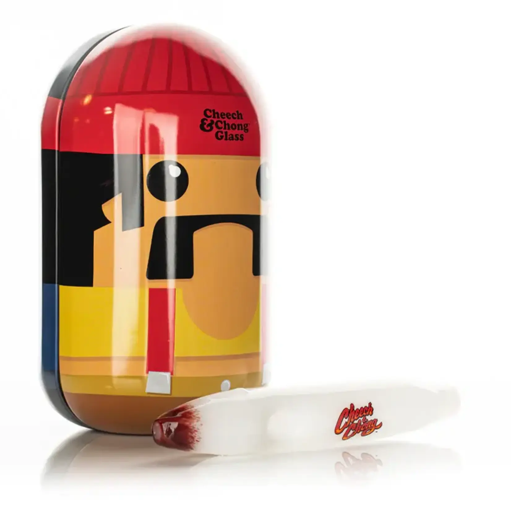 Greatful Dead Cheech & Chong® Glass  6" Labrador Hand Pipe in Collectible Tin -  Joint Pipe