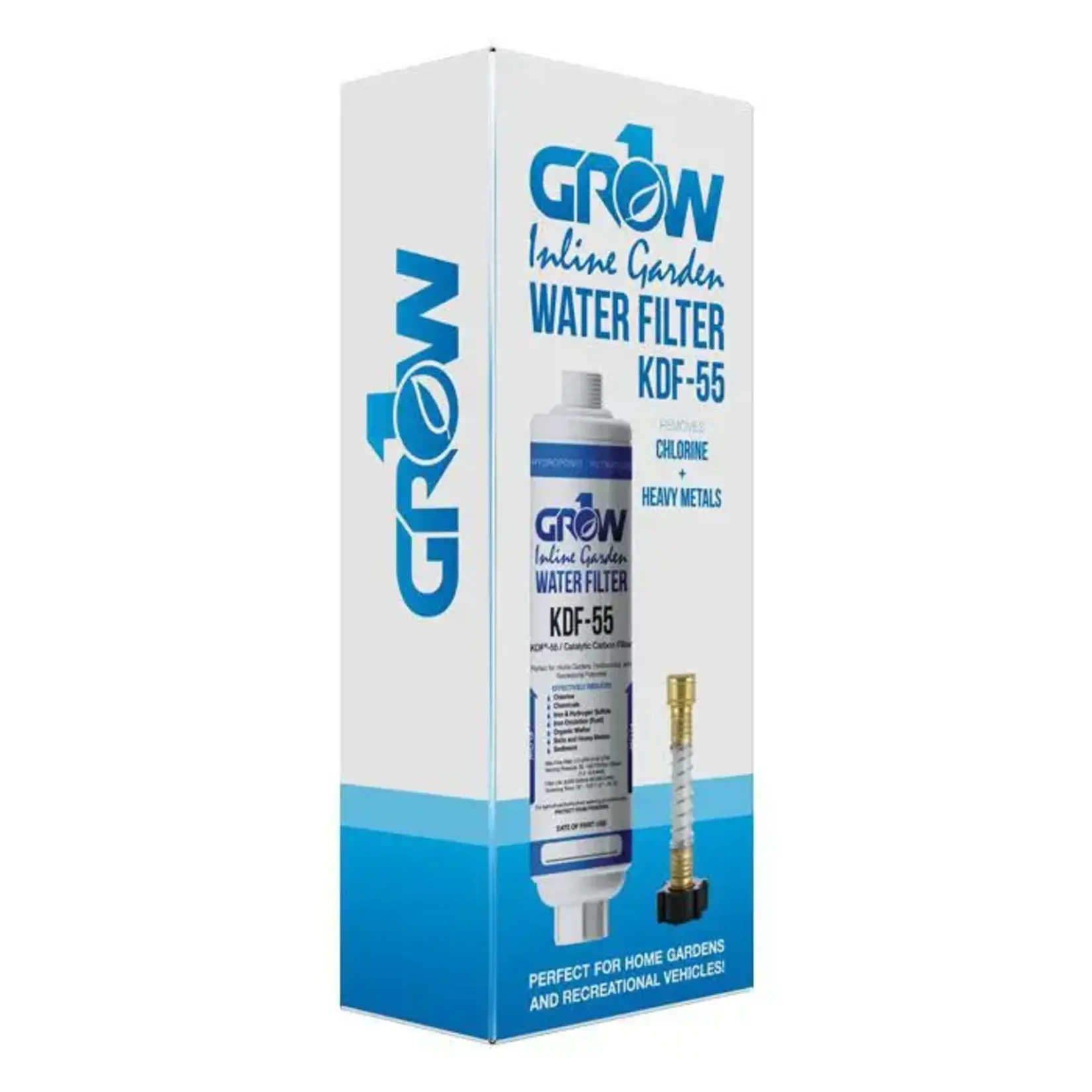 Grow 1 Grow1 Inline Garden Water Filter- Chlorine Removal Sediment Removal