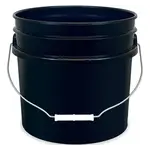Gro Pro Black  Plastic Bucket  3.5 Gallon with Handle