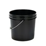 Gro Pro 2 gallon  black plastic bucket with handle