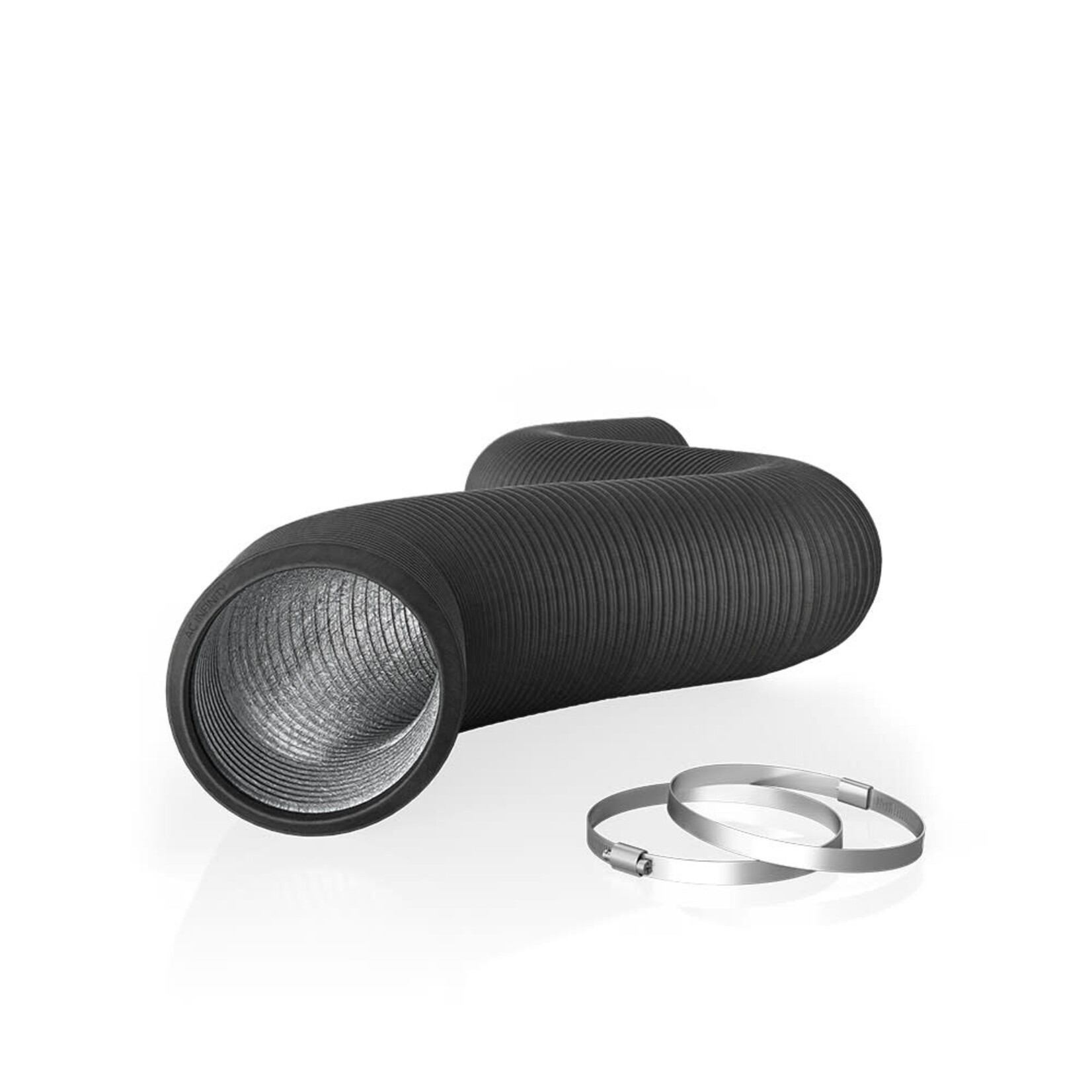 AC Infinity Flexible Ducting 6", Durable Four-Layer Aluminum 8' Long with 2 clamps