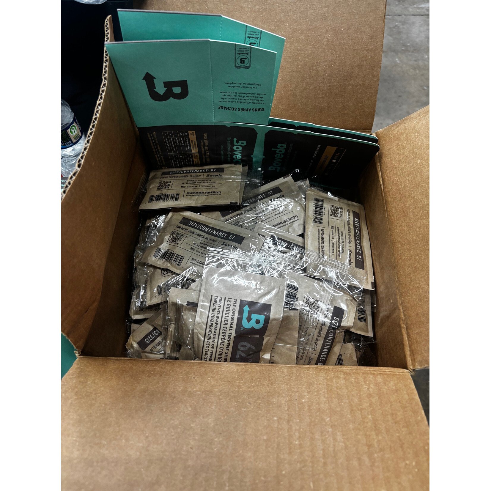 Boveda Inc Boveda 67g 2-Way Humidity 62% Case of 100 Packs ST