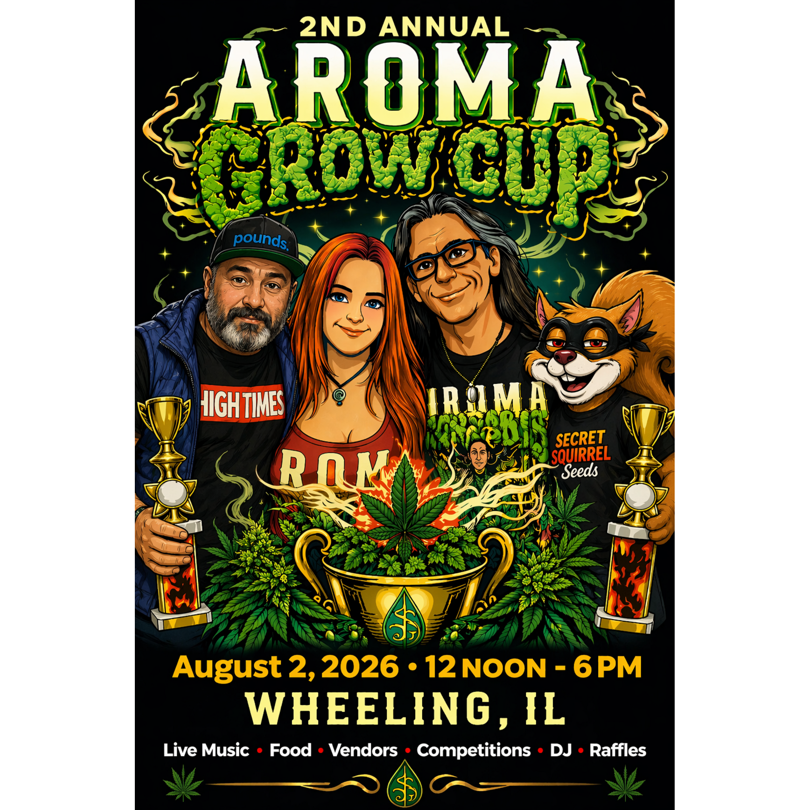 VIP Ticket to 2nd Annual Aroma Grow Cup August 2, 2026
