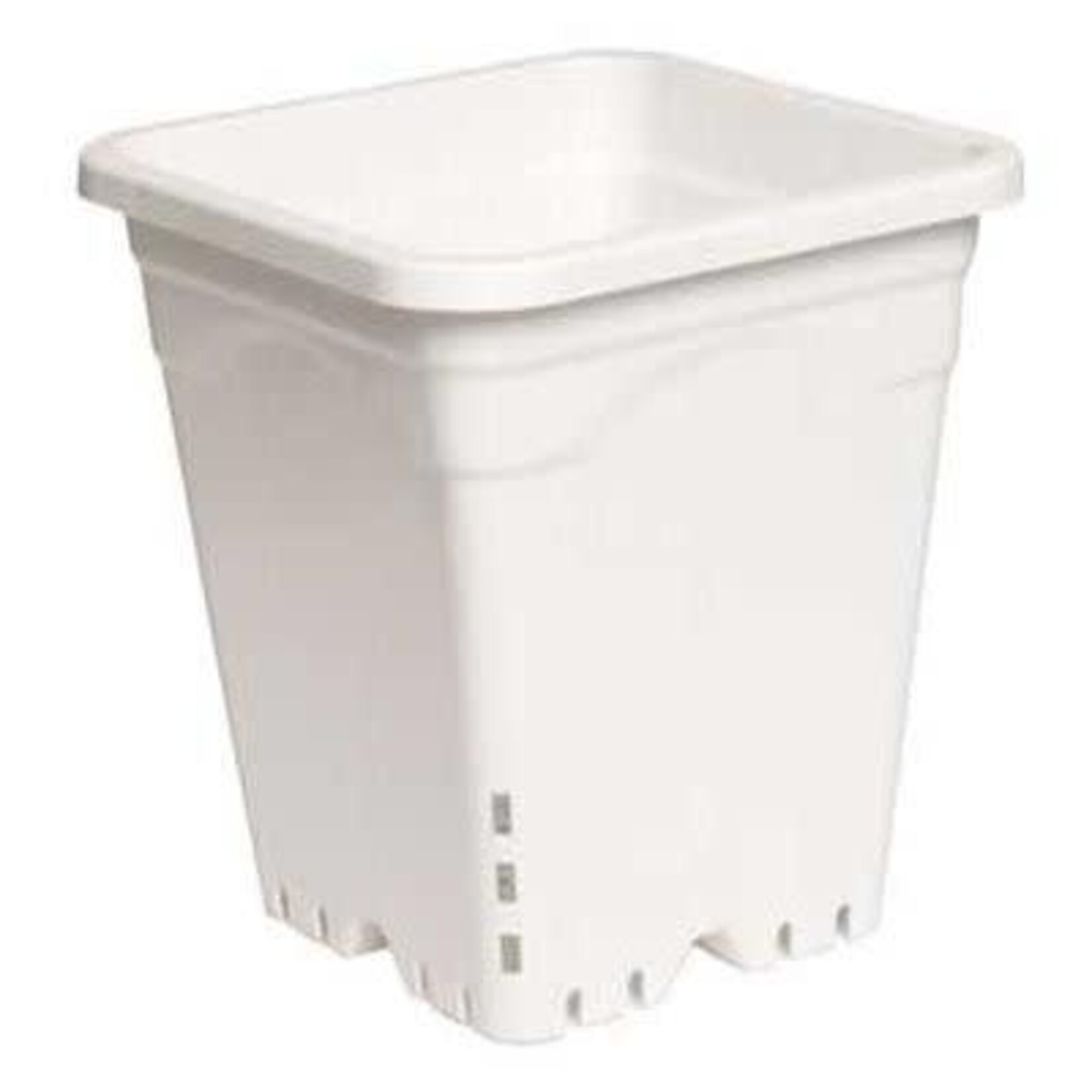 12" Square Pot White Hydrofarm
