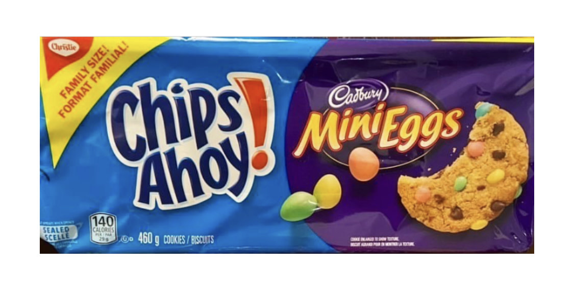 Cadbury Mini Eggs Chips Ahoy Cookies Puffs & Stuff