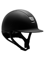 Samshield Samshield ShadowMatt Helmet w/Titanium Trim & Chrome Black Blazon