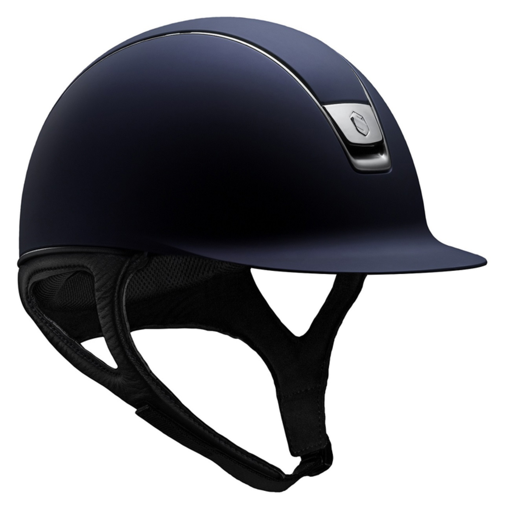 Samshield Samshield ShadowMatt Helmet w/Titanium Trim & Chrome Black Blazon