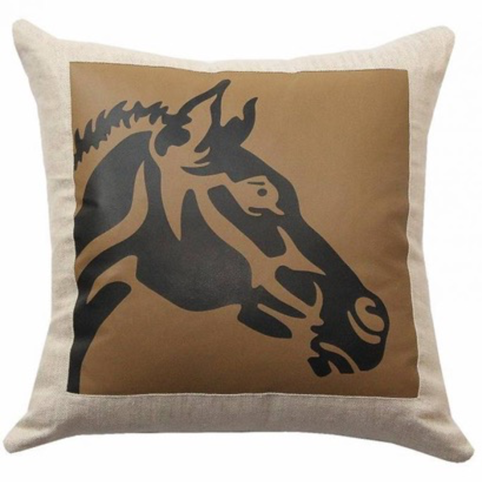 Rani Arabella Leather Horse Pillow