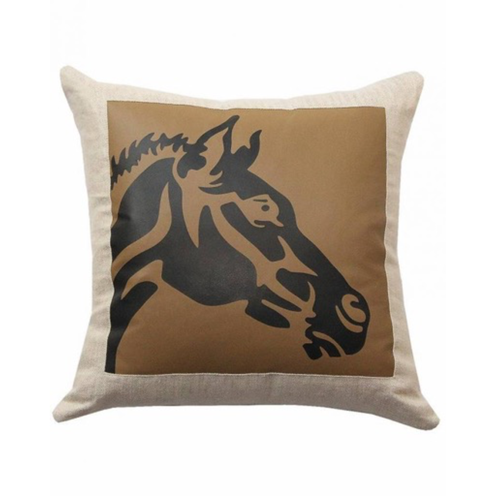 Rani Arabella Leather Horse Pillow