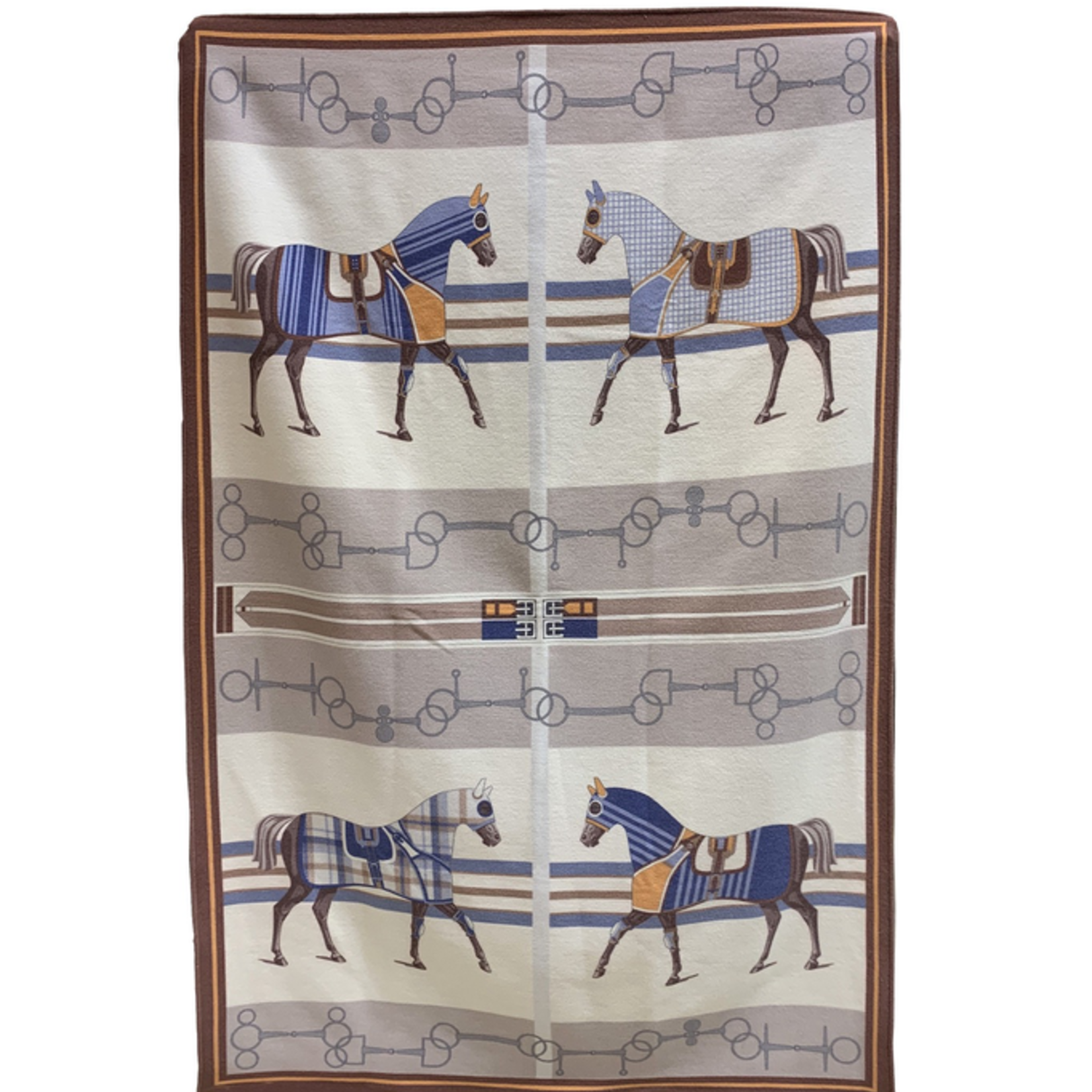 Rani Arabella Superfine Wool Printed Throw