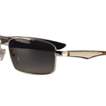 Maybach The Diplomat III, Maybach Sunglasses, Platinum Plated, with Ebony/Walnut burr and Carbon