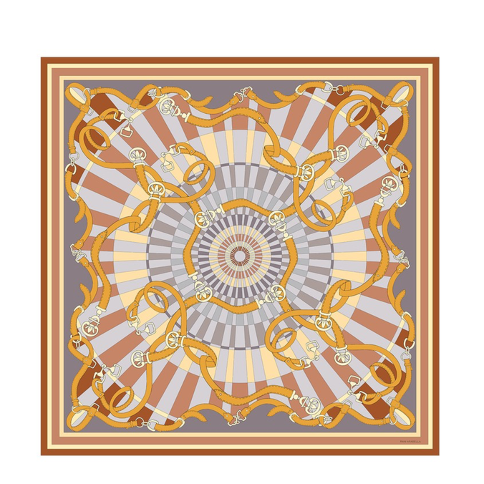 Rani Arabella Printed Cashmere Firenze Shawl
