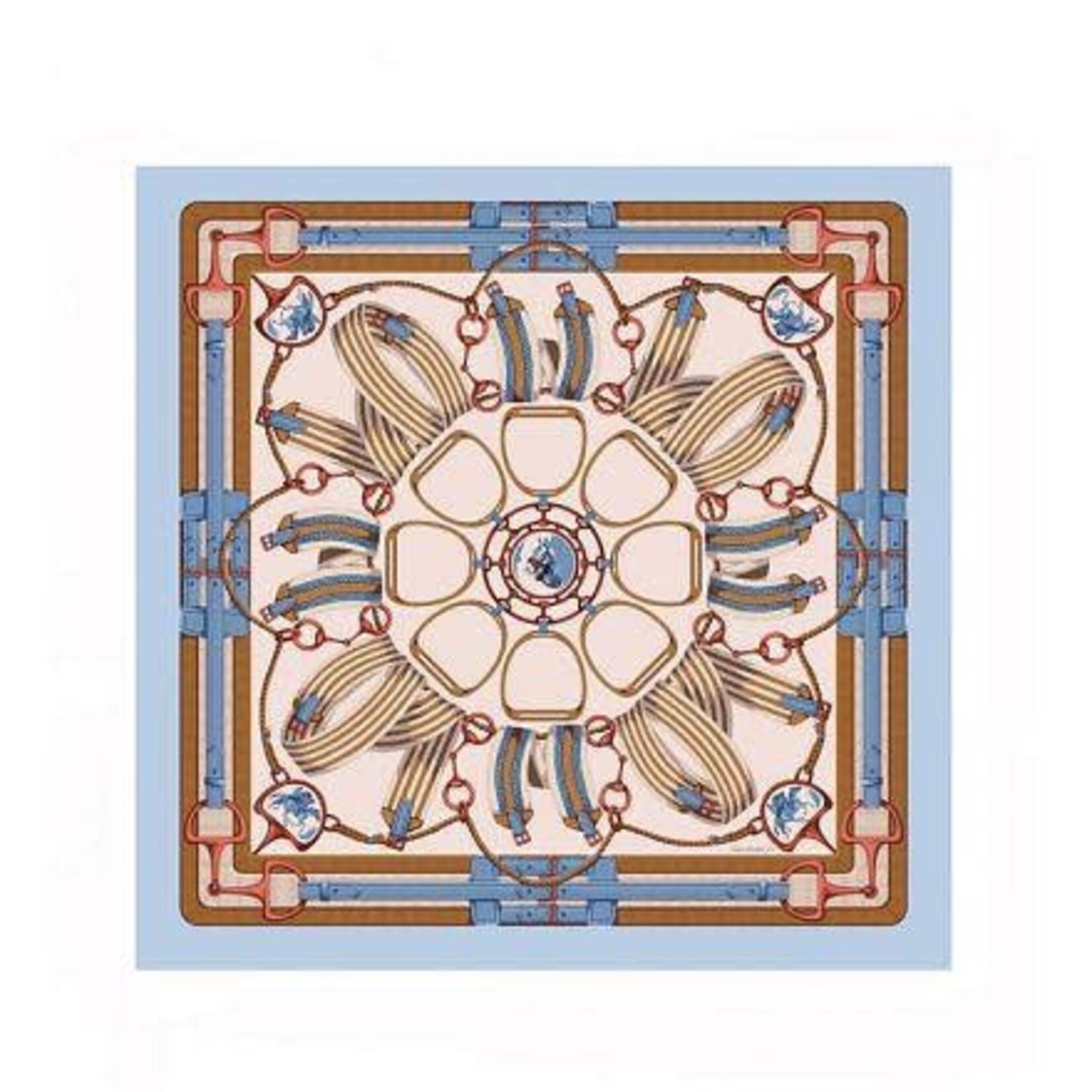 Rani Arabella Printed Cashmere Stirrups Shawl
