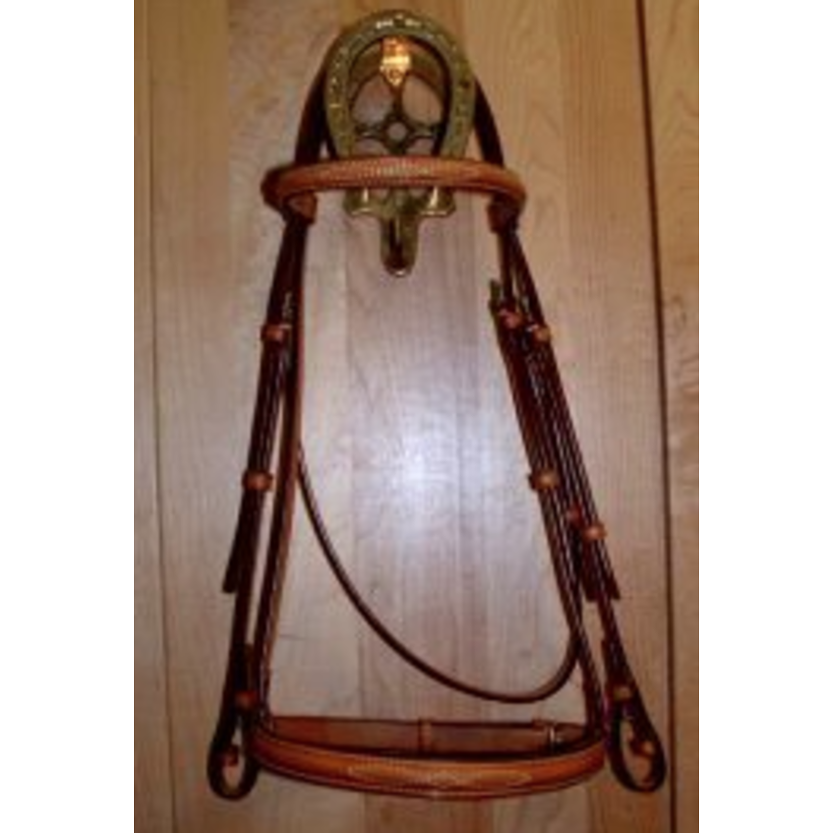 Equusport 21-BE Equusport Hunter Bridle, 1 1/8" noseband (small pony is 7/8"), lightly raised fancy stitch, steel buckles, matching reins sold seperatly
